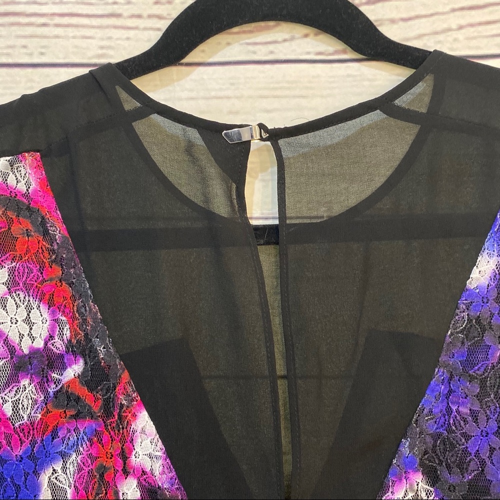 Sandro colorful lace dress - Picture 4 of 7